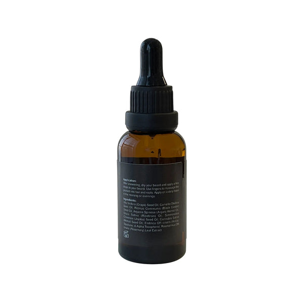 Hemp Infused Beard Growth Oil - Unscented Resist Age