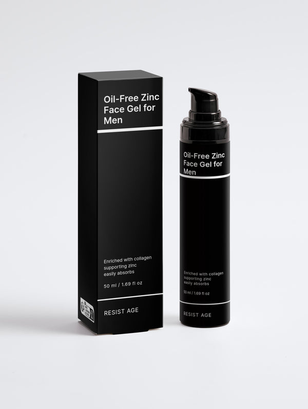 Oil-Free Zinc Face Gel for Men RESIST AGE
