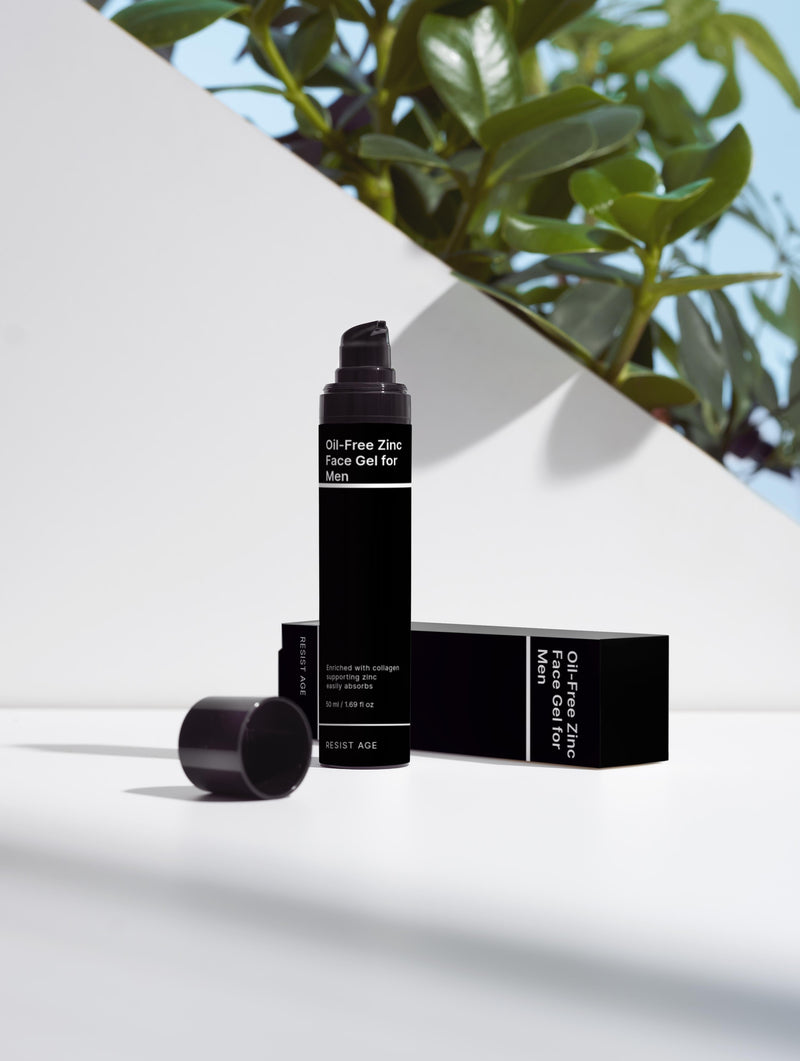 Oil-Free Zinc Face Gel for Men RESIST AGE